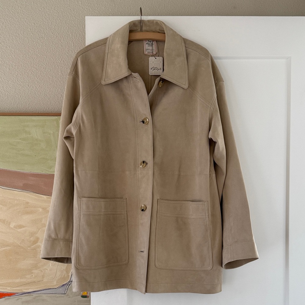 NWT Annalise Suede Jacket Free People